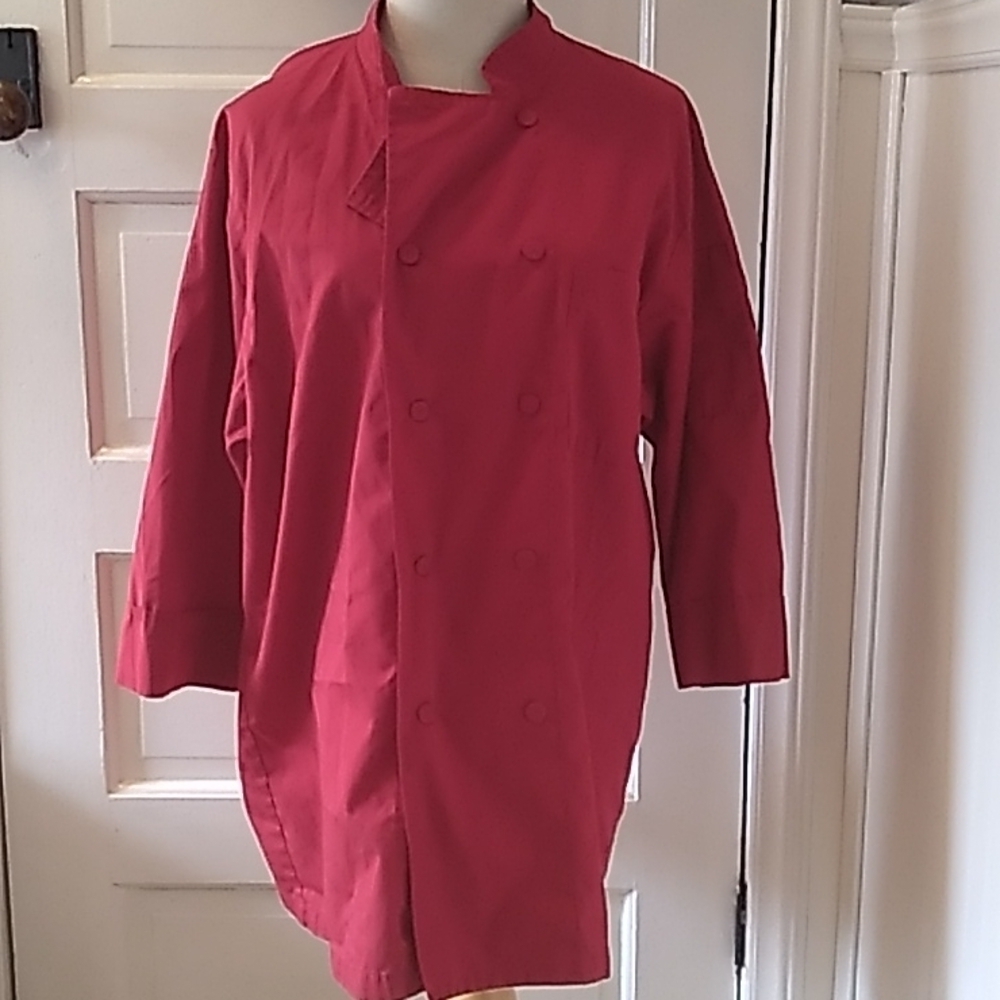 Chef Works red jacket large